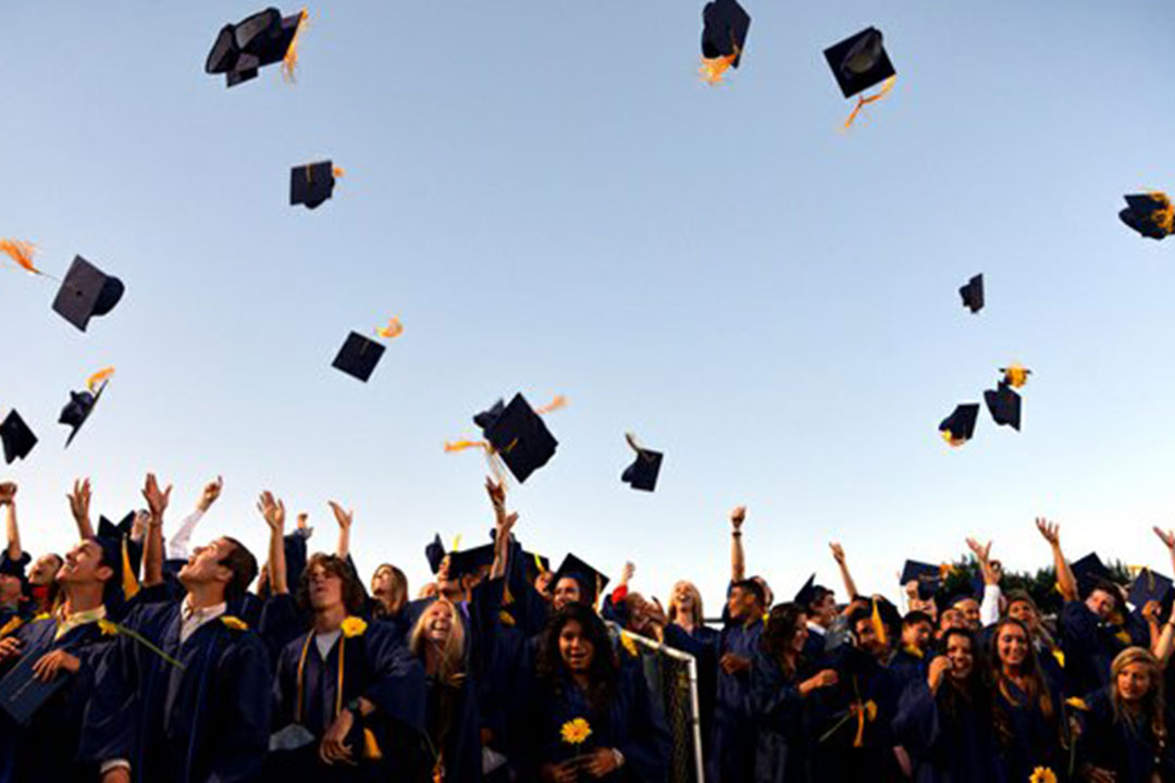 Graduation Throwing Caps