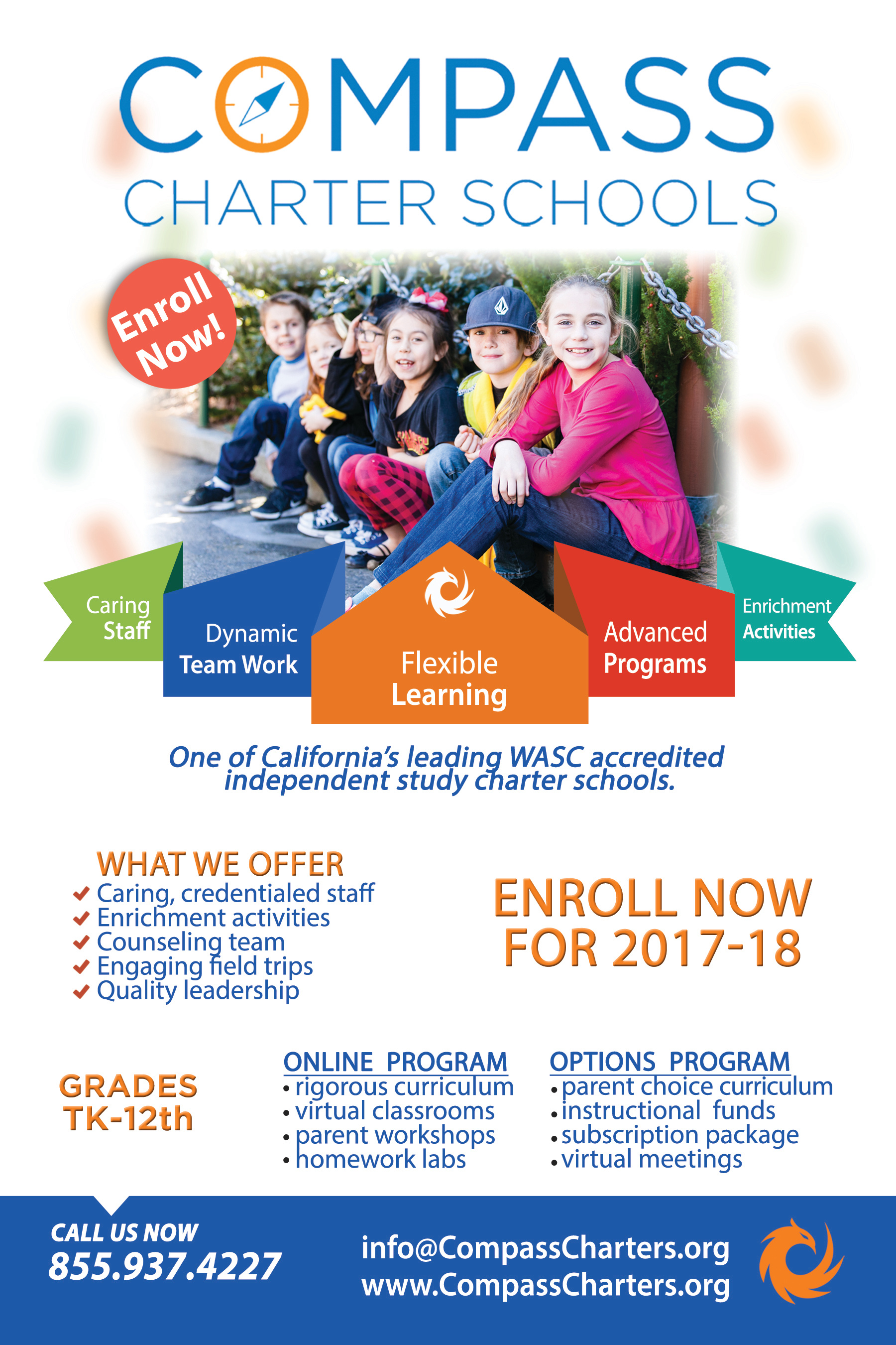 publications compass charter schools now enrolling school flyers