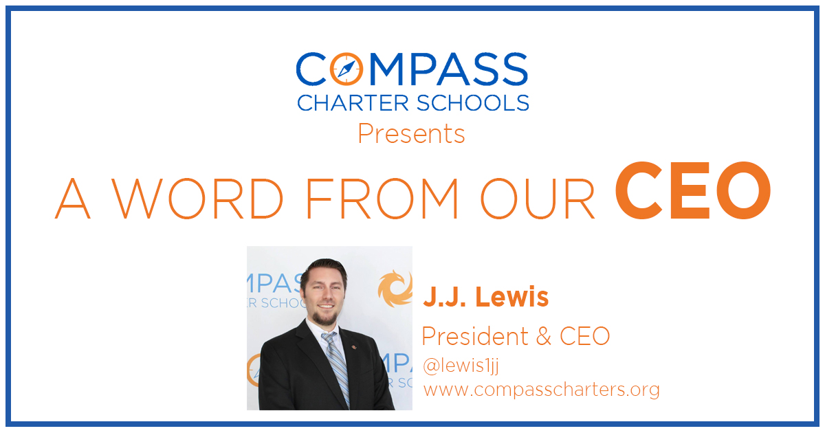 Blog - A Word From Our CEO at Compass Charter Schools